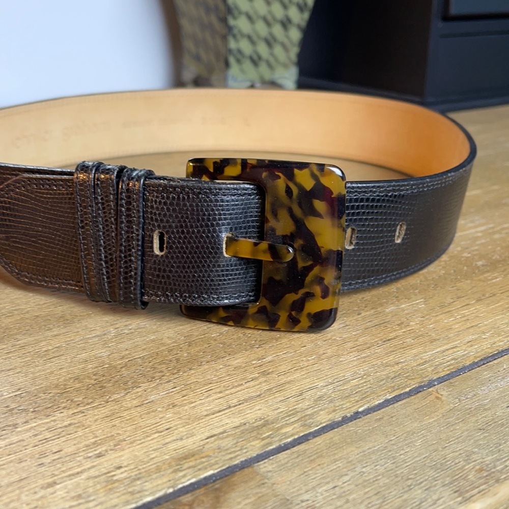 JENNIFER GRAHAM LEATHER BELT